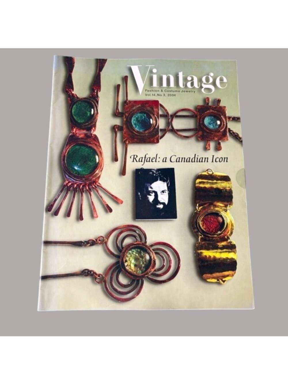 Vintage Fashion & Costume Jewelry Magazine 2004 Vol 14 #3 Rafael A Canadian Icon